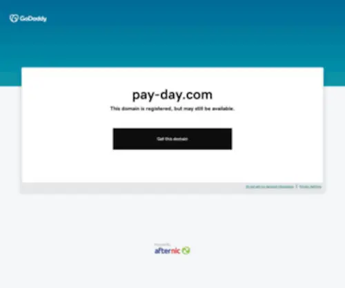 Pay-Day.com(Forsale Lander) Screenshot