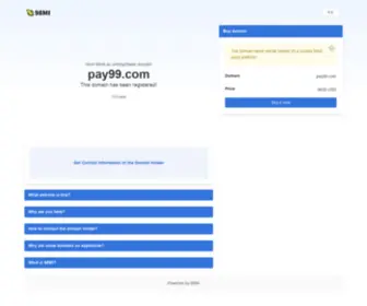 Pay99.com(Pay 99) Screenshot