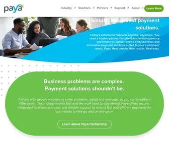 Paya.com(Seamless Integrated Payments Solutions Backed with Top Support) Screenshot