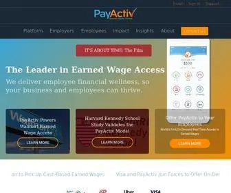 Payactiv.com(Leader in Timely Earned Wage Access) Screenshot