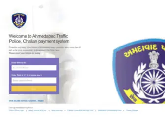 Payahmedabadechallan.org(Ahmedabad City Police) Screenshot