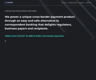 Payallps.com(Cross Border Processing for Banks) Screenshot