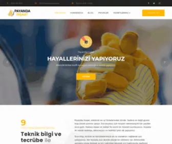 Payandainsaat.com(Payanda İnşaat) Screenshot