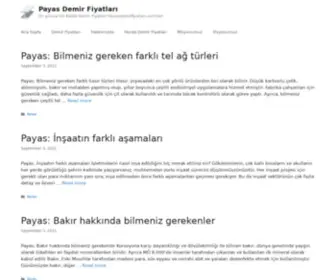 Payasdemirfiyatlari.com(Payas Demir Fiyatları) Screenshot