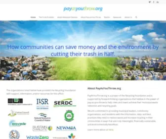 Payasyouthrow.org(The source for information about pay) Screenshot