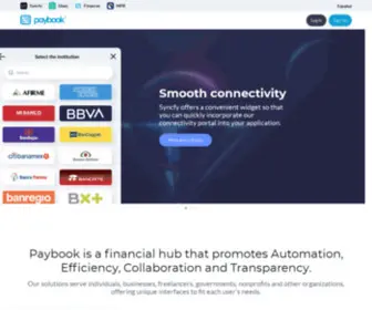 Paybook.com(Personal finance management) Screenshot