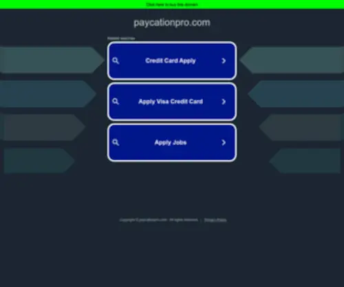 Paycationpro.com(Paycation Pro) Screenshot