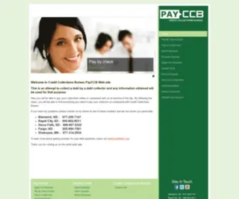 Payccb.com(Credit Collections Bureau) Screenshot