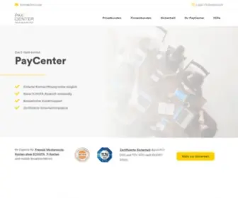 Paycenter.de(Startseite) Screenshot