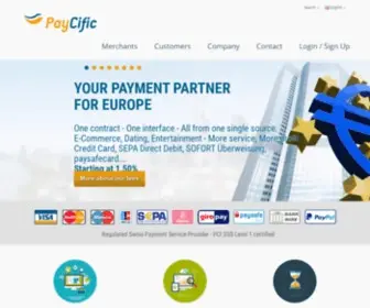 Paycific.com(Online Payment) Screenshot