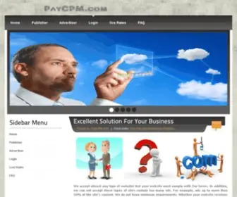 PaycPm.com(An Advertiseing Ad Network) Screenshot