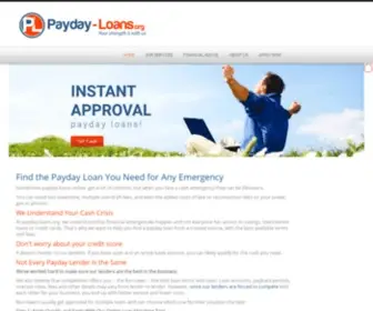 Payday-Loans.org(Apply for payday loans online and get approved in minutes) Screenshot