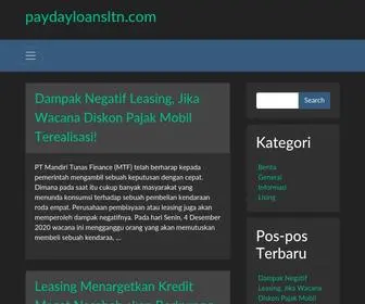 Paydayloansltn.com(Payday loan) Screenshot