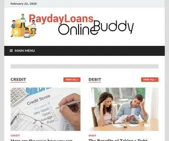 Paydayloansonlinebuddy.com(Site for manage your finances easily with) Screenshot