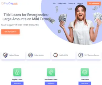 Paydayloanssolution.org(Payday Loans Online) Screenshot