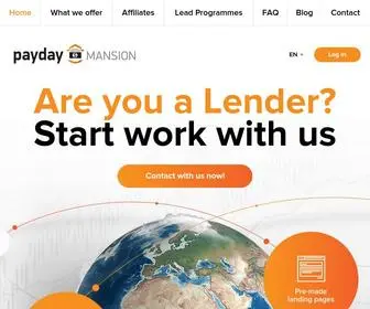 Paydaymansion.com(Payday Loan Affiliate Program) Screenshot