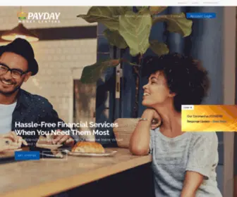 Paydaymoneycenters.com(Your Friendly Neighborhood Bank Alternative) Screenshot