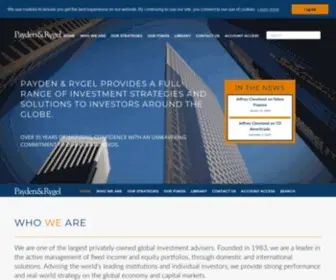 Payden.com(Payden & Rygel Investment Management) Screenshot