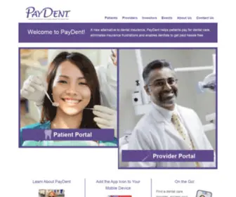 Paydent.com(Home) Screenshot