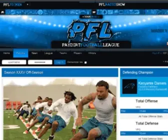 Paydirtfootball.com(NFL PF) Screenshot