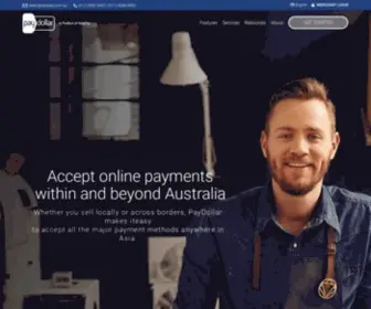 Paydollar.com.au(Online Payment Gateway Built for Aussie Merchants) Screenshot