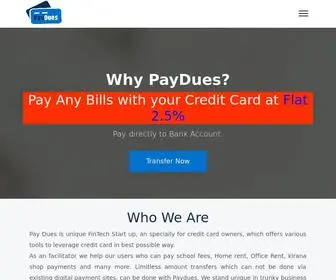 Paydues.in(Pay with Credit Card) Screenshot