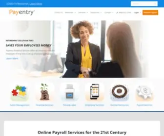 Payentry.com(Online Payroll Management Software & Solutions) Screenshot