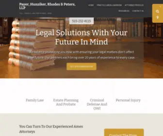 Payerlaw.com(Ames Family Law Lawyer) Screenshot