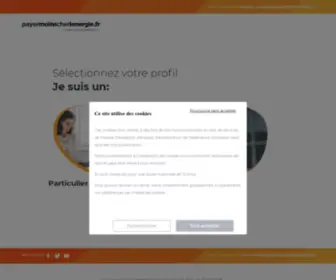 Payermoinscherlenergie.fr(Payermoinscherlenergie) Screenshot