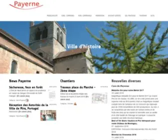Payerne.ch(Commune de Payerne) Screenshot