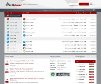 Payexchanger.com(Exchange E) Screenshot