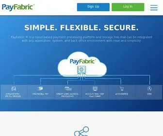 Payfabric.com(Payment Solutions and Payment Processing l PayFabric) Screenshot