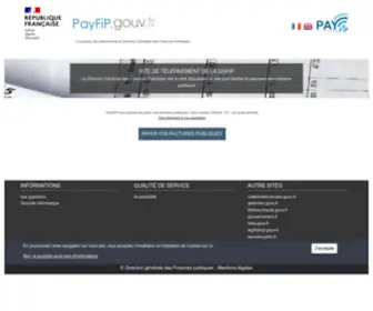 Payfip.gouv.fr(Accueil) Screenshot