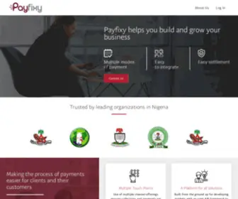 Payfixy.com(Being used by leading organizations across Nigeria Payfixy) Screenshot