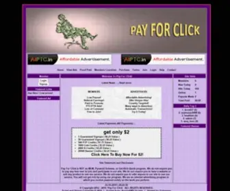 Payforclick.in(Notice) Screenshot