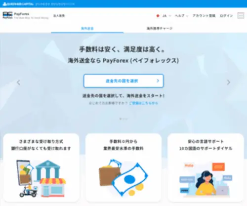Payforex.net(国際送金) Screenshot
