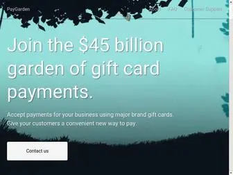 Paygarden.com(Accept Gift Cards as Payments) Screenshot