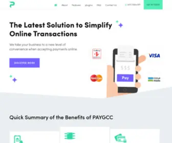 Paygcc.com(Online Payment Gateway for Bahrain) Screenshot