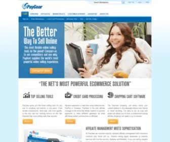 Paygear.com(Instant Commission Shopping Cart and Affiliate Software) Screenshot