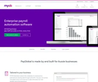 PayGlobal.com(MYOB PayGlobal) Screenshot