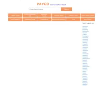 Paygo.com(Private search) Screenshot
