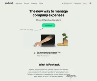 Payhawk.com(The Financial System of Tomorrow with NextGen Visa Cards) Screenshot