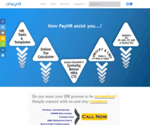 Payhr.in(Tools for HR's and Payroll Accountants) Screenshot