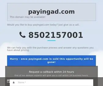 Payingad.com(payingad) Screenshot