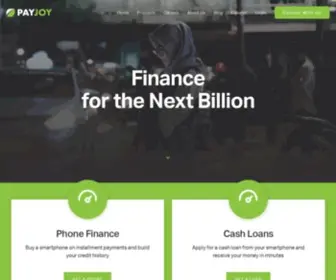 Payjoy.com(Home) Screenshot