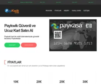 Paykwikstar.com(Paykwik Güvenli ve Ucuz Kart Satın Al) Screenshot