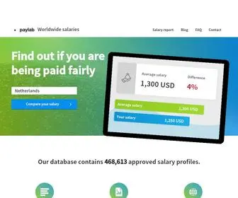 Paylab.com(Compare your salary) Screenshot