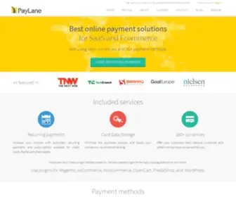 Paylane.com(Online Payment Gateway for SaaS and Ecommerce) Screenshot
