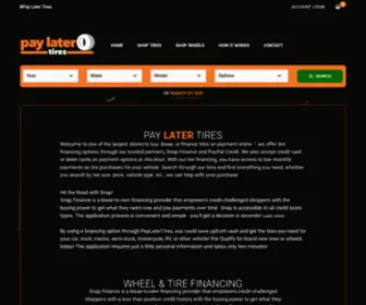 Paylatertires.com(Paylatertires) Screenshot