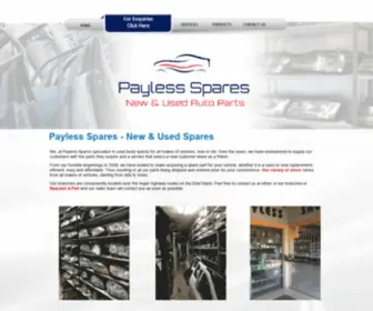 Payless-Spares.co.za(Payless Spares) Screenshot